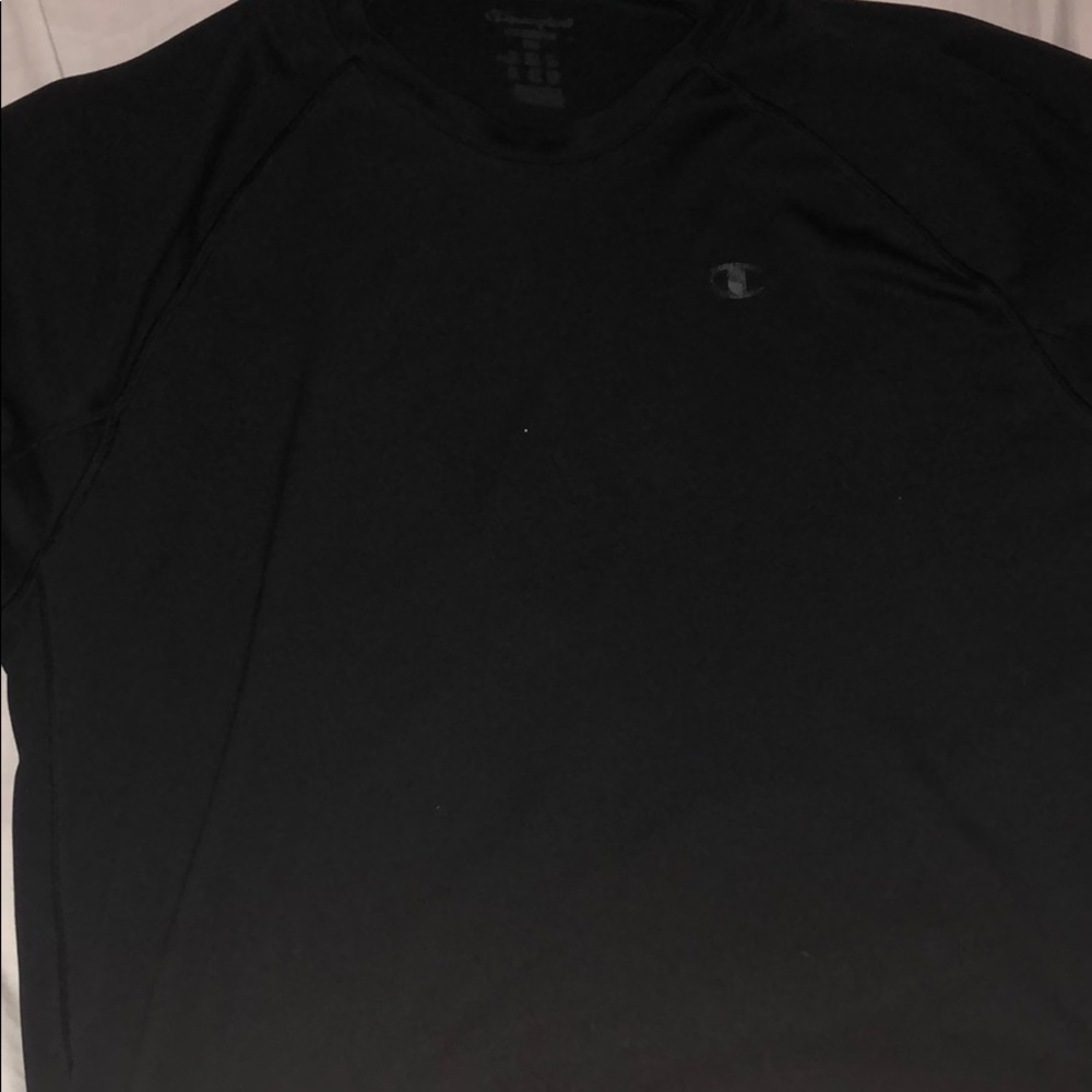 Champion Black XL Athletic Shirt